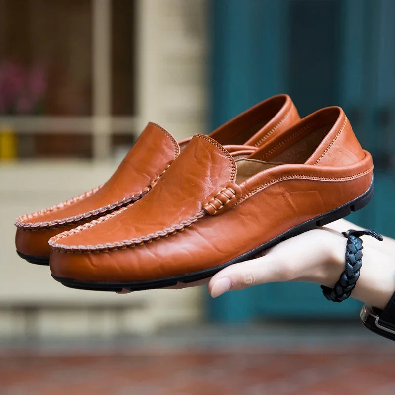 Mocassins Homme Cuir Luxe