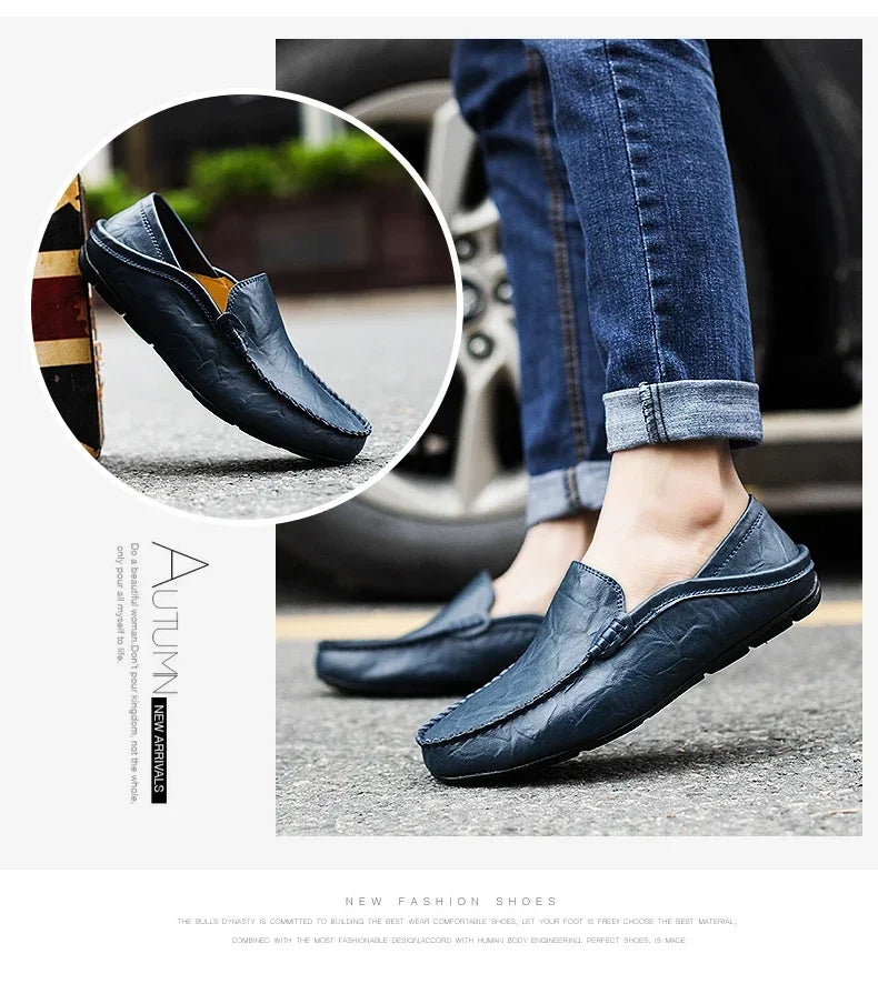 Mocassins Homme Cuir Luxe