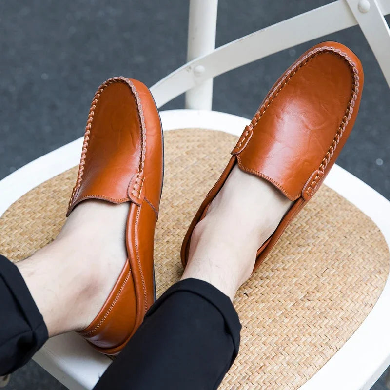 Mocassins Homme Cuir Luxe
