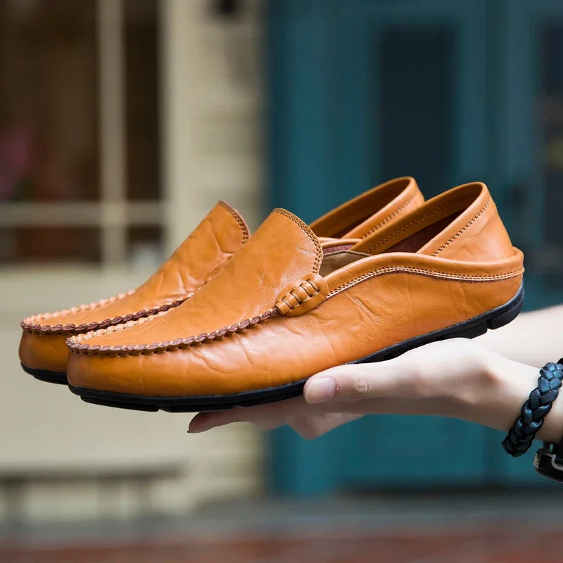Mocassins Homme Cuir Luxe