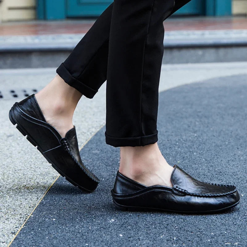 Mocassins Homme Cuir Luxe