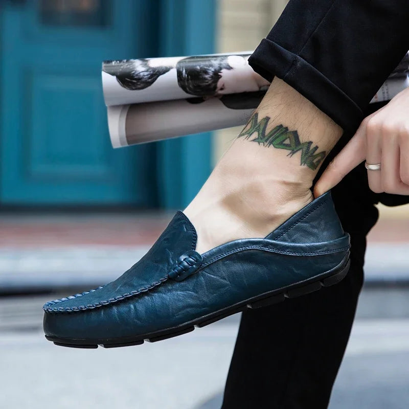 Mocassins Homme Cuir Luxe