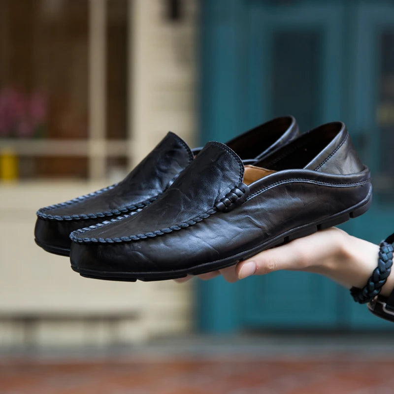 Mocassins Homme Cuir Luxe