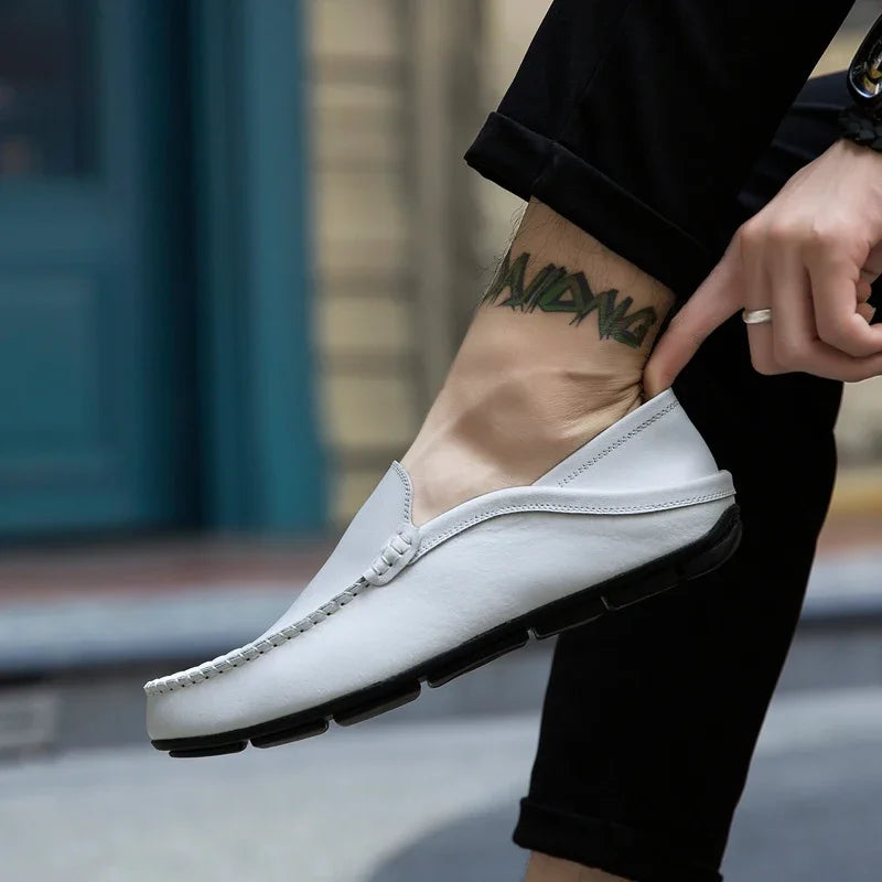 Mocassins Homme Cuir Luxe
