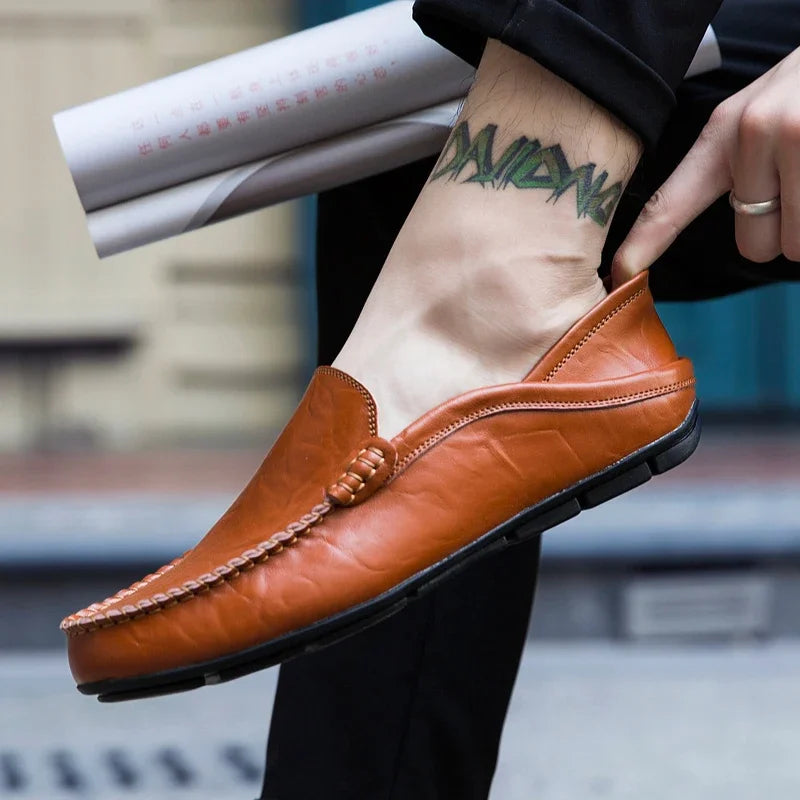 Mocassins Homme Cuir Luxe