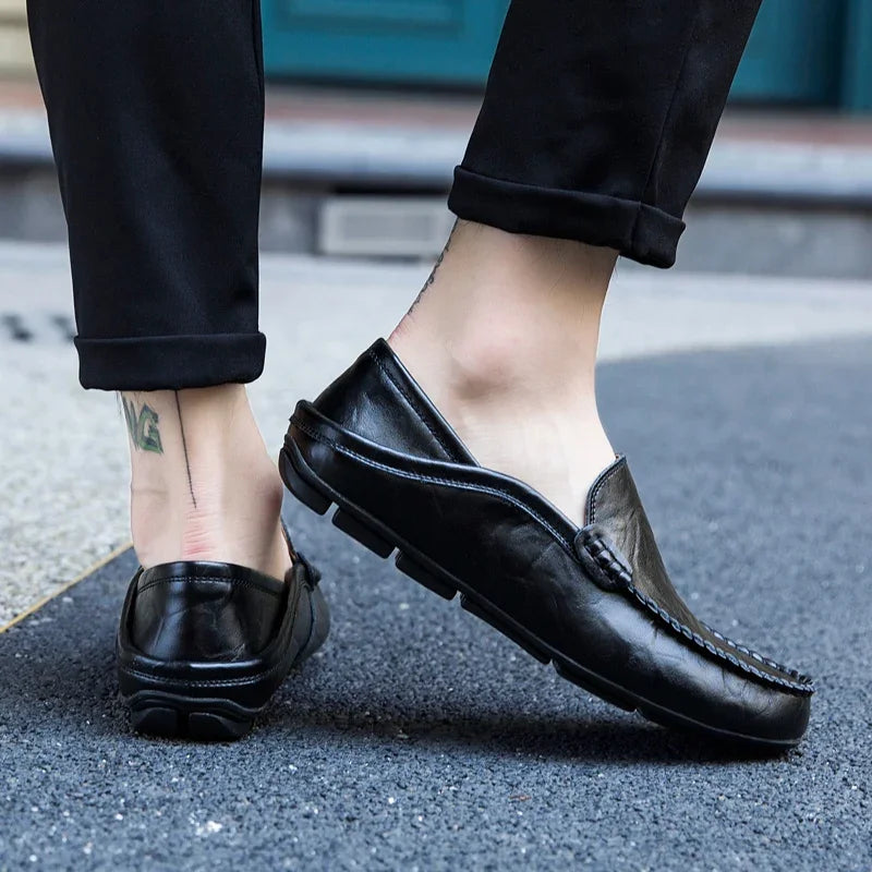 Mocassins Homme Cuir Luxe